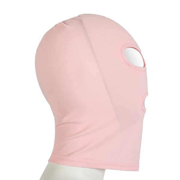 Banoch spandex pink hood bondage 3 hole 987101305 3 Banoch spandex pink hood bondage 3 hole 987101305 3