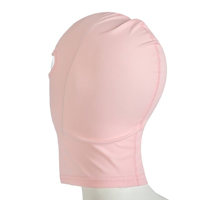 Banoch spandex pink hood bondage 3 hole 987101305 4