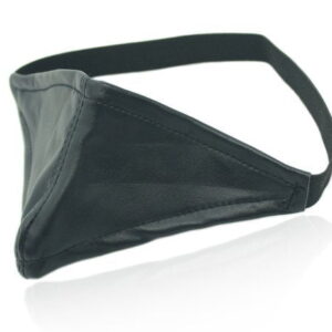 Banoch zacht zwart imitatieleer oogmasker 987101154 5