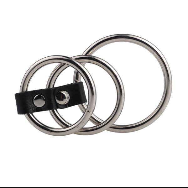 Banoch – Gates of hell 3 – Cockring metaal met Pu leer 50 mm 38 mm 987101149 3 Banoch – Gates of hell 3 – Cockring metaal met Pu leer 50 mm 38 mm 987101149 3