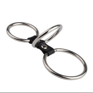 Banoch – Gates of hell 3 – Cockring metaal met Pu leer 50 mm 38 mm 987101149