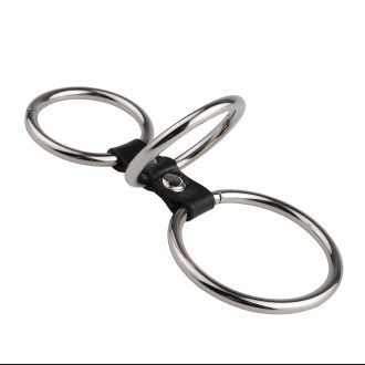 Banoch – Gates of hell 3 – Cockring metaal met Pu leer 50 mm 38 mm 987101149