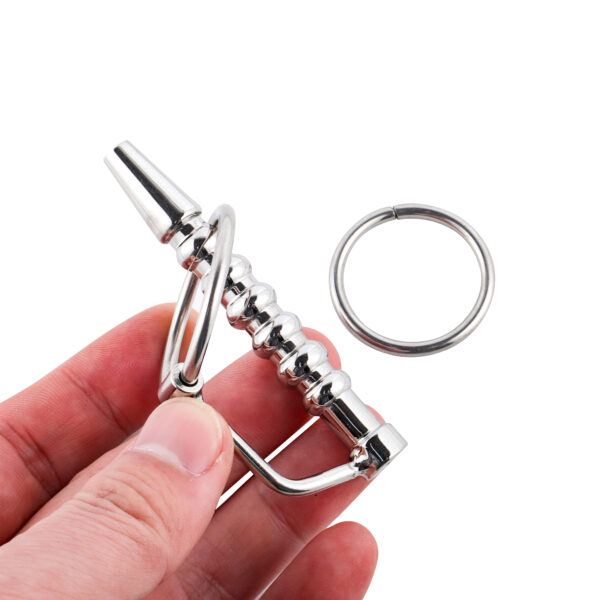 Insertable Penisplug Bouvet metaal eikelring max. ∅ 10 mm 4 scaled