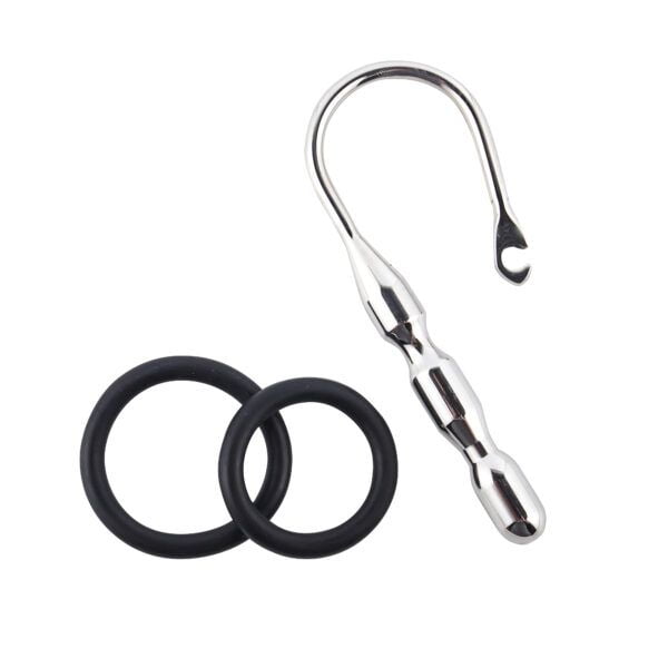 Insertable Penisplug Colachi geribbeld eikelring max.∅ 10 mm 3 scaled