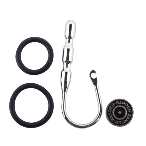 Insertable Penisplug Colachi geribbeld eikelring max.∅ 10 mm 5 scaled