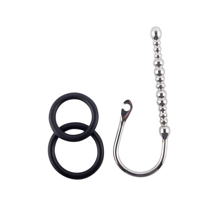Insertable Penisplug Coropuna geribbeld eikelring max. ∅ 8 mm 2 scaled