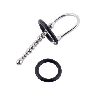 Insertable Penisplug Coropuna geribbeld eikelring max. ∅ 8 mm 3 scaled
