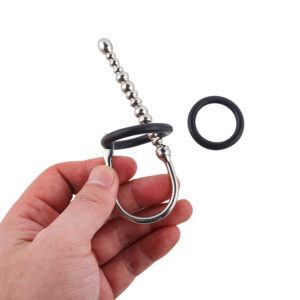 Insertable Penisplug Coropuna geribbeld eikelring max. ∅ 8 mm 5 scaled