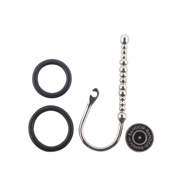 Insertable Penisplug Coropuna geribbeld eikelring max. ∅ 8 mm 6 scaled