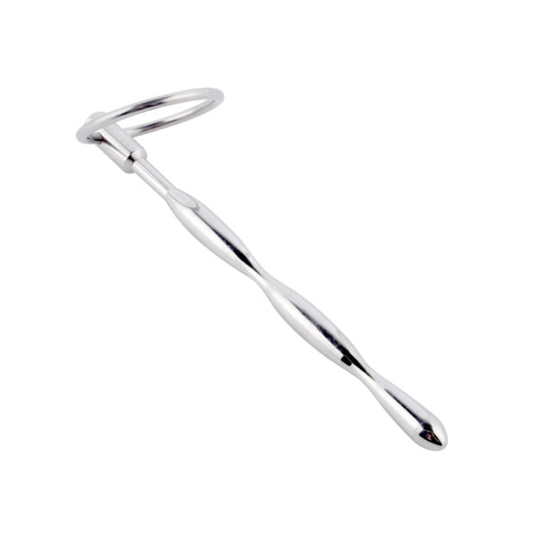 Insertable Penisstick Domuyo Metaal Golvend ∅ 8 mm dilator 4 scaled