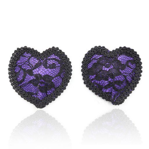Pinch Boudoir Round Lace Tepelversiering Paars 987101564