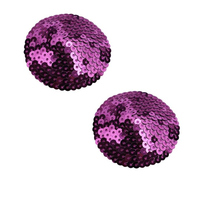 Pinch - Boudoir Round Sparkling - Tepelversiering - Paars