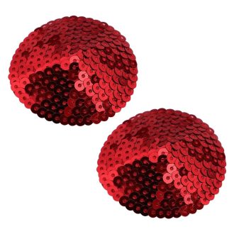 Pinch Boudoir Round Sparkling Tepelversiering Rood tepelplakkers tepelsticker 987101491 1