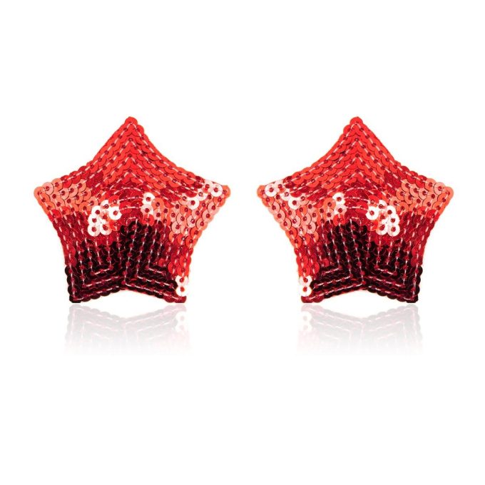 Pinch Boudoir Star Sparkling Tepelversiering Rood Ster 987101575