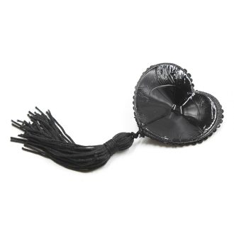 Pinch Burlesque Heart Black Ribbed Tepelkwastjes Hart Zwart 987101571 2