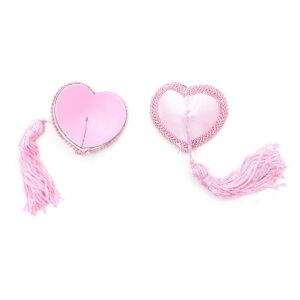 Pinch Burlesque Heart Pink Ribbed Tepelkwastjes Hart Roze 987101573 2