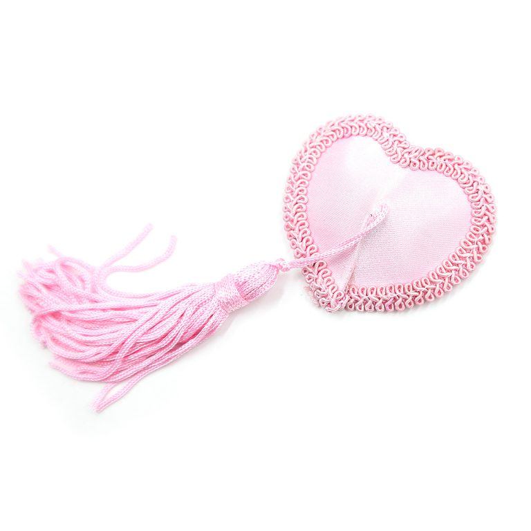 Pinch Burlesque Heart Pink Ribbed Tepelkwastjes Hart Roze 987101573 3