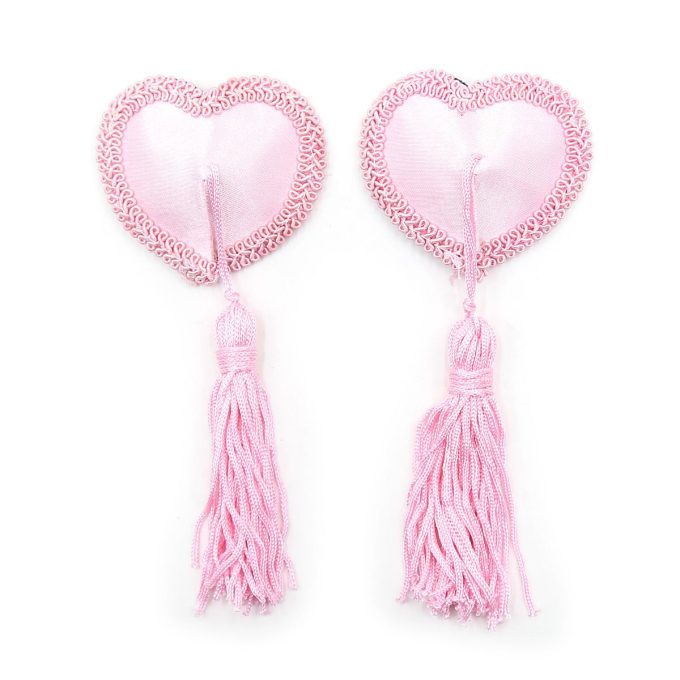 Pinch Burlesque Heart Pink Ribbed Tepelkwastjes Hart Roze 987101573 Pinch Burlesque Heart Pink Ribbed Tepelkwastjes Hart Roze 987101573