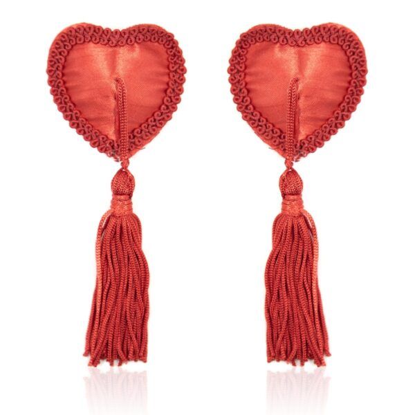 Pinch Burlesque Heart Red Ribbed Tepelkwastjes Hart Rood 987101572 Pinch Burlesque Heart Red Ribbed Tepelkwastjes Hart Rood 987101572