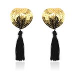 Pinch Burlesque Shining Heart GoldBlack Tepelkwastjes Hart GoudZwart tepelkwasten 987101391 1