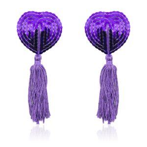 Pinch Burlesque Shining Heart Purple Tepelkwastjes Hart Paars tepelkwast 987101390 3