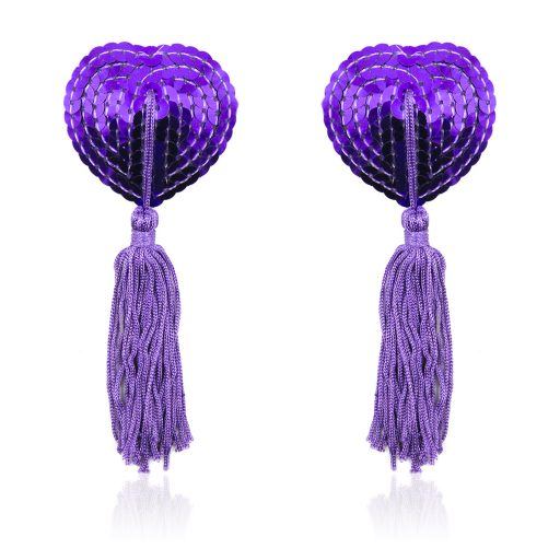 Pinch Burlesque Shining Heart Purple Tepelkwastjes Hart Paars tepelkwast 987101390 3