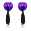 Pinch Burlesque Shining Heart PurpleBlack Tepelkwastjes Hart PaarsZwart nipple tassels 987101395 1 Pinch Burlesque Shining Heart PurpleBlack Tepelkwastjes Hart PaarsZwart nipple tassels 987101395 1