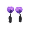 Pinch Burlesque Shining Heart PurpleBlack Tepelkwastjes Hart PaarsZwart nipple tassels 987101395 4 Pinch Burlesque Shining Heart PurpleBlack Tepelkwastjes Hart PaarsZwart nipple tassels 987101395 4