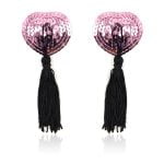 Pinch Burlesque Shining Heart Soft PinkBlack Tepelkwastjes Hart Zacht RozeZwart tepelkwast 987101393 1