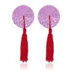 Pinch - Burlesque round diamond pink/red - Roze/Rood