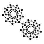 Pinch - Nipple Sticker Black Diamond -Zwart