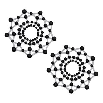 Pinch - Nipple Sticker Black Diamond -Zwart