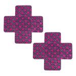 Pinch Nipple Sticker Dotted Cross Tepel Plakker Kruis Paars 987101478 1