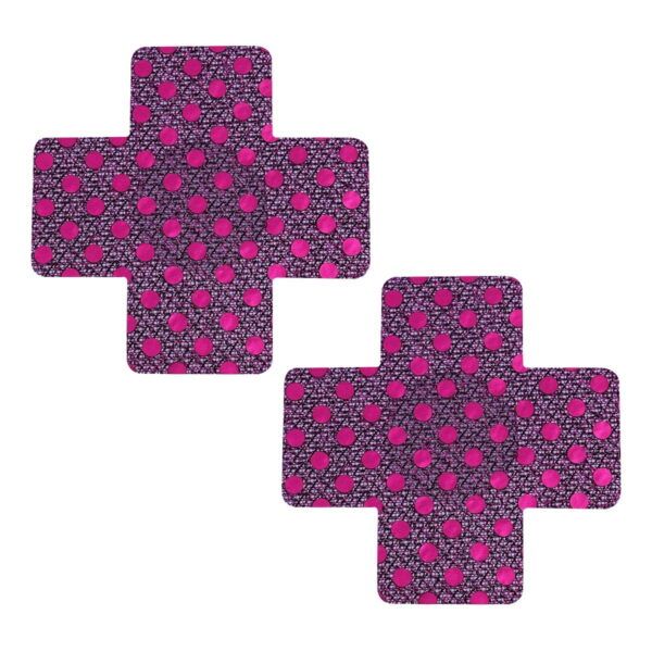 Pinch Nipple Sticker Dotted Cross Tepel Plakker Kruis Paars 987101478 1