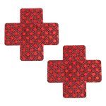 Pinch Nipple Sticker Dotted Cross Tepel Plakker Kruis Rood tepelstickers 987101476 1