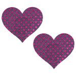 Pinch Nipple Sticker Dotted Heart Tepel Plakker Hart Paars tepelstickers 987101463 1