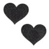 Pinch - Nipple Sticker Dotted Heart -Zwart