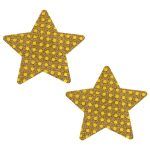 Pinch - Nipple Sticker Dotted Star - Goud