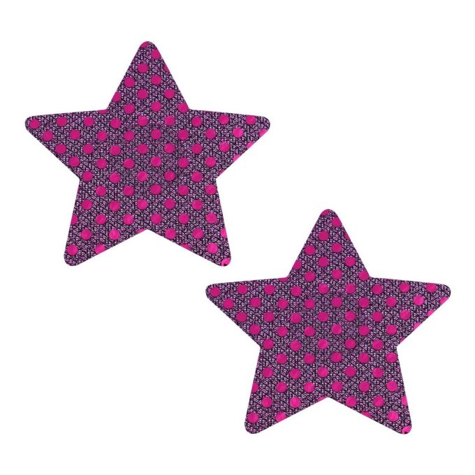 Pinch Nipple Sticker Dotted Star Tepel Plakker Ster Paars tepelsticker 987101483 1