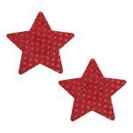 Pinch - Nipple Sticker Dotted Star - Tepel Plakker - Ster Rood