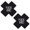 Pinch Nipple Sticker Fuck Me Tepel Plakker Zwart 987101480 tepelstickers 1