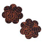 Pinch Nipple Sticker Little Spider Flower Tepel Plakker Bloem GoudZwart tepelstickers 987101459 1