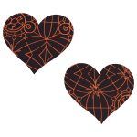 Pinch Nipple Sticker Little Spider Heart Tepel Plakker Hart GoudZwart tepelsticker 987101458 1