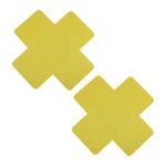 Pinch - Nipple Sticker Plain Cross - Goud