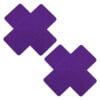 Pinch Nipple Sticker Plain Cross Tepel Plakker Kruis Paars tepelsticker 987101445 1