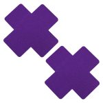Pinch Nipple Sticker Plain Cross Tepel Plakker Kruis Paars tepelsticker 987101445 1