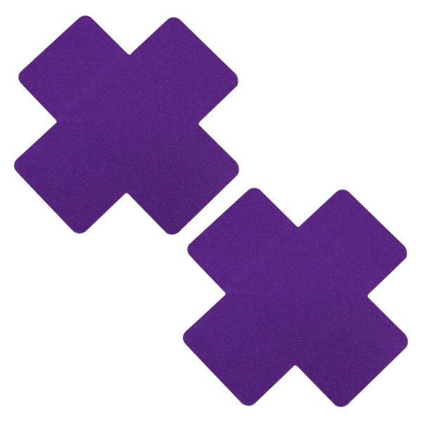 Pinch Nipple Sticker Plain Cross Tepel Plakker Kruis Paars tepelsticker 987101445 1