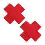 Pinch Nipple Sticker Plain Cross Tepel Plakker Kruis Rood tepelsticker 987101442 1