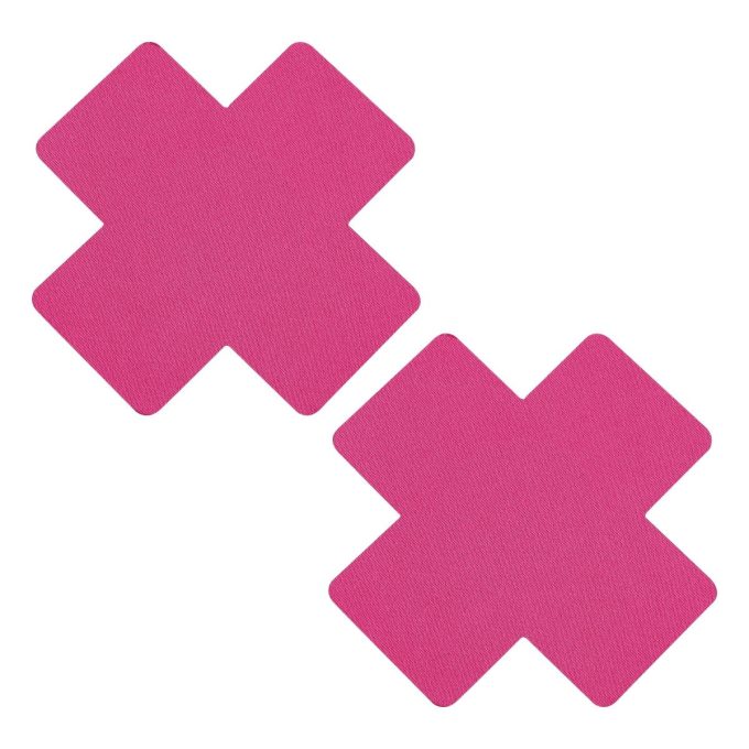 Pinch Nipple Sticker Plain Cross Tepel Plakker Kruis Roze tepelsticker 987101444 1