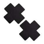 Pinch Nipple Sticker Plain Cross Tepel Plakker Kruis Zwart tepelsticker 987101441 1